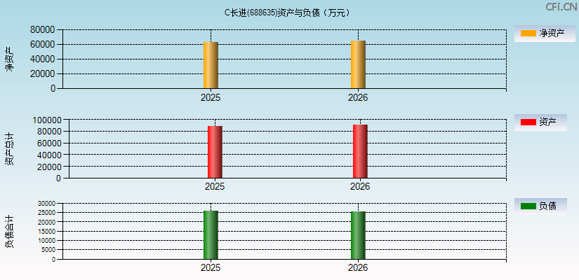 C长进(688635)资产负债表图