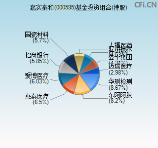 000595基金投资组合(持股)图