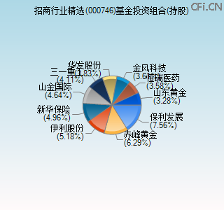 000746基金投资组合(持股)图