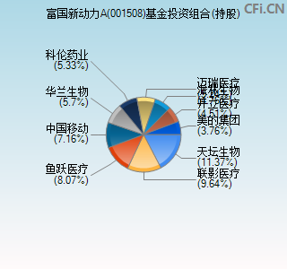 001508基金投资组合(持股)图