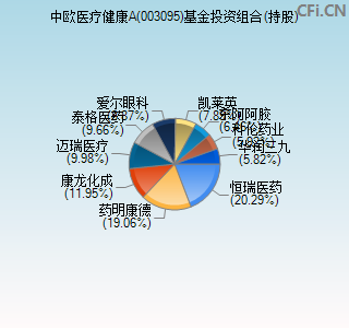 003095基金投资组合(持股)图