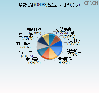 004063基金投资组合(持股)图
