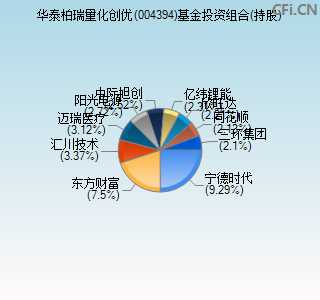 004394基金投资组合(持股)图