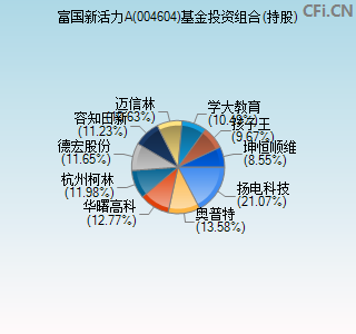 004604基金投资组合(持股)图