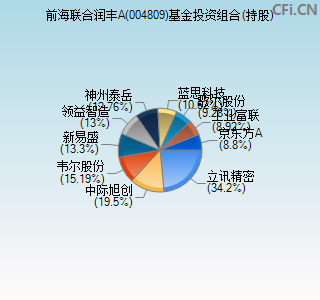 004809基金投资组合(持股)图