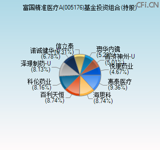 005176基金投资组合(持股)图