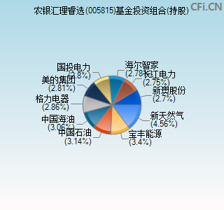 005815基金投资组合(持股)图