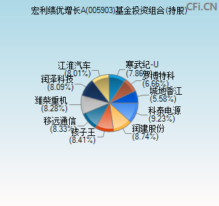 005903基金投资组合(持股)图