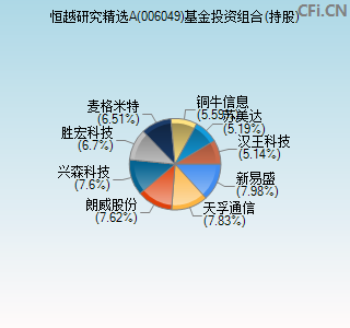 006049基金投资组合(持股)图