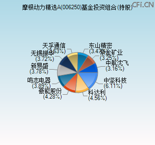 006250基金投资组合(持股)图