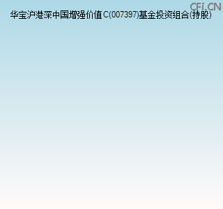 007397基金投资组合(持股)图