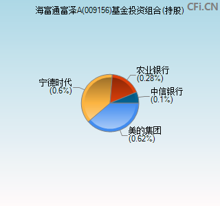 009156基金投资组合(持股)图