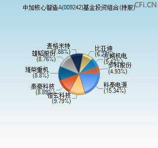 009242基金投资组合(持股)图