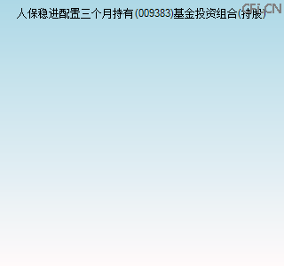 009383基金投资组合(持股)图