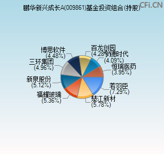 009861基金投资组合(持股)图