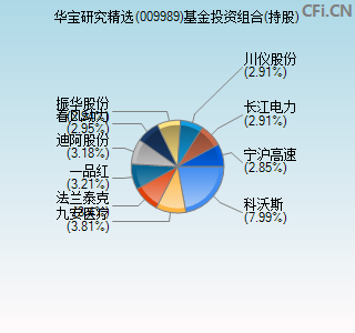 009989基金投资组合(持股)图