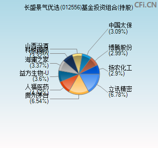 012556基金投资组合(持股)图