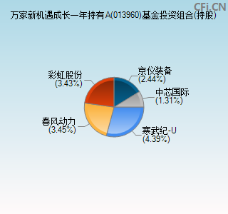 013960基金投资组合(持股)图