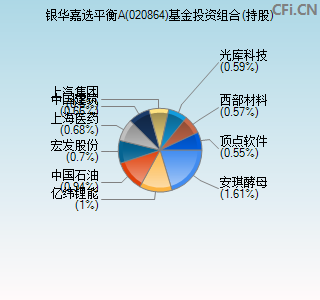 020864基金投资组合(持股)图