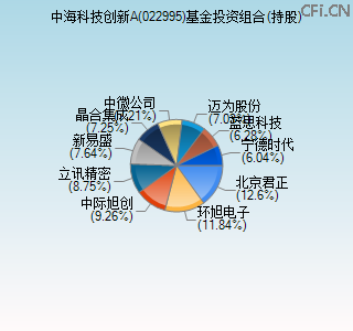 022995基金投资组合(持股)图