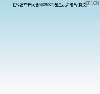 025075基金投资组合(持股)图