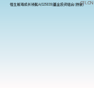 025839基金投资组合(持股)图