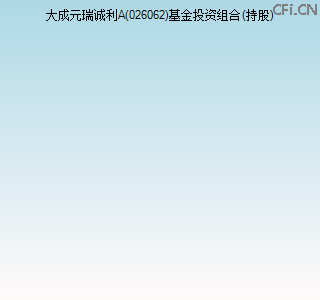 026062基金投资组合(持股)图