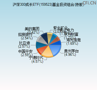 159523基金投资组合(持股)图