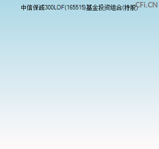 165515基金投资组合(持股)图