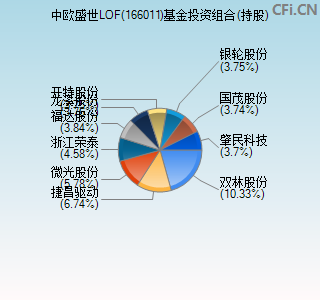 166011基金投资组合(持股)图