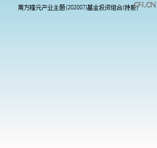 202007基金投资组合(持股)图