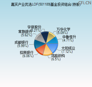 501189基金投资组合(持股)图