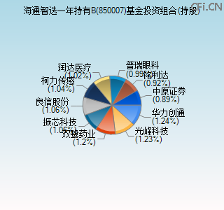 850007基金投资组合(持股)图