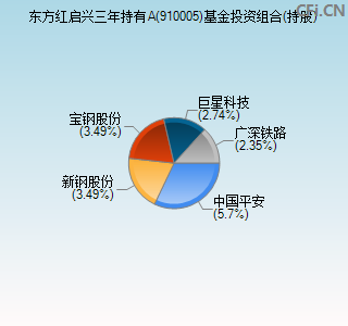 910005基金投资组合(持股)图