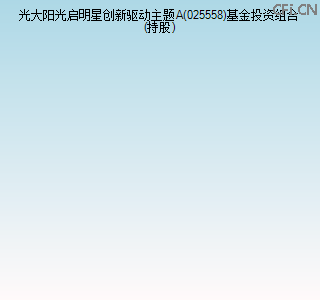 025558基金投资组合(持股)图 025558基金投资组合(持股)图
