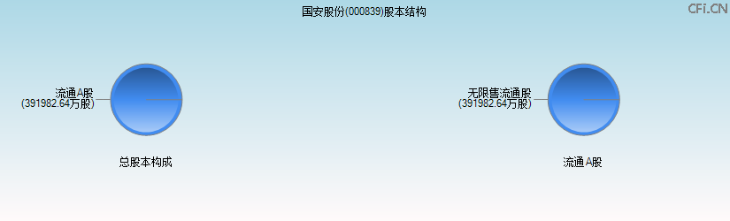 ST国安(000839)股本结构图