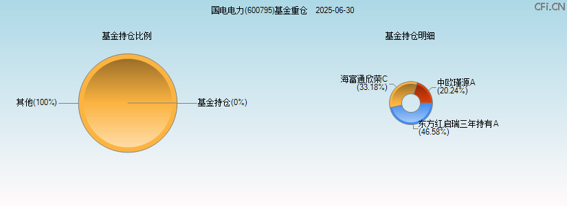 国电电力(600795)基金重仓图