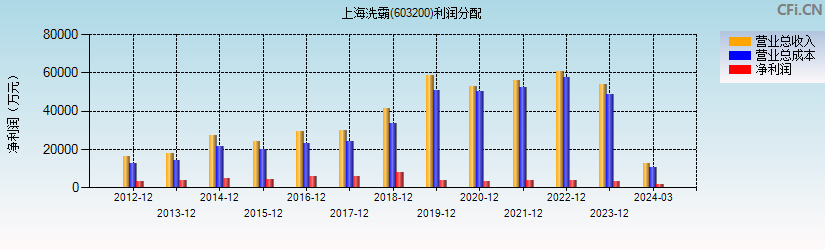 上海洗霸(603200)利润分配表图