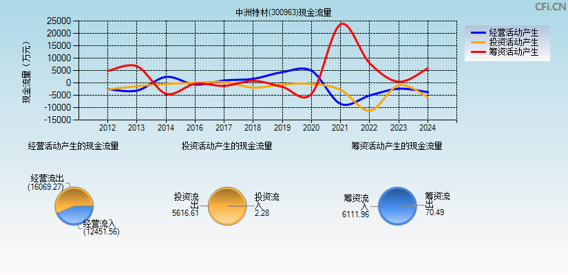 中洲特材(300963)现金流量表图