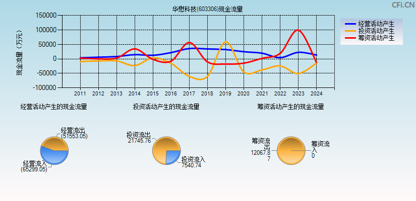 华懋科技(603306)现金流量表图