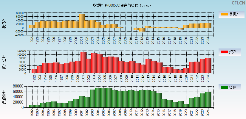 华塑控股(000509)资产负债表图