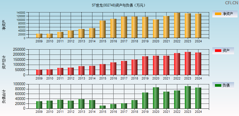 世龙实业(002748)资产负债表图