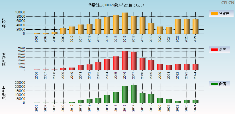 华星创业(300025)资产负债表图