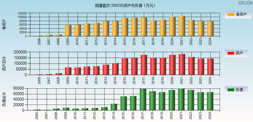阳普医疗(300030)资产负债表图
