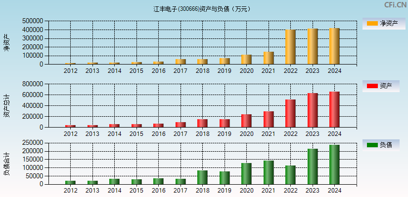 江丰电子(300666)资产负债表图