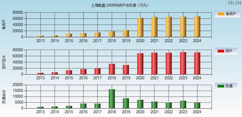 上海凯鑫(300899)资产负债表图