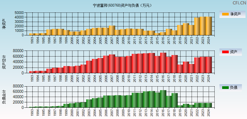 宁波富邦(600768)资产负债表图
