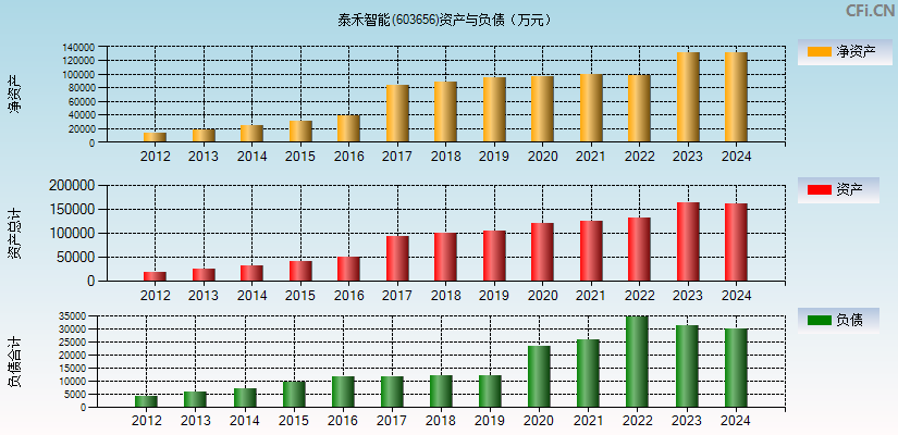 泰禾智能(603656)资产负债表图