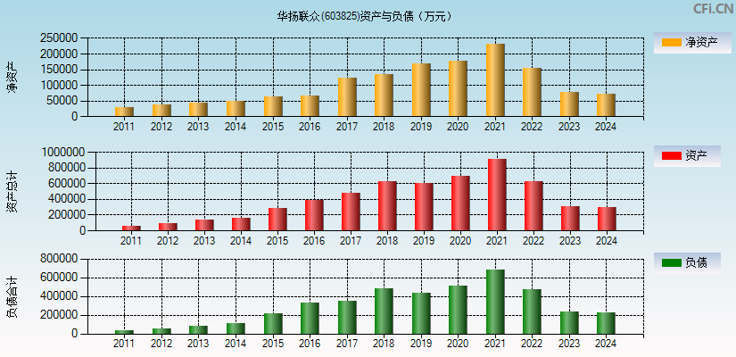 华扬联众(603825)资产负债表图