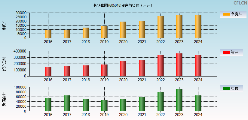 长华集团(605018)资产负债表图
